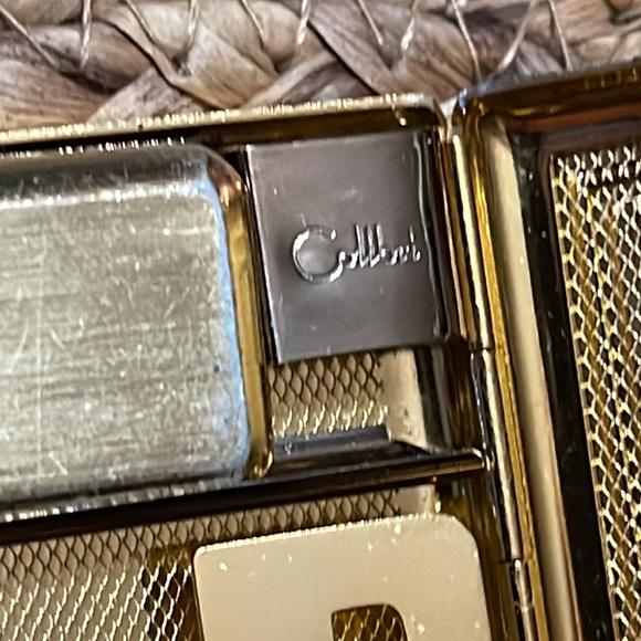 Vintage Colibri Cigarette Case w Peacocks & Built-In Lighter Initialed KGB - Picture 10 of 17